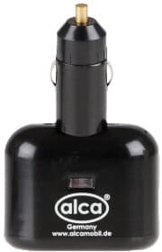 Разветвитель прикуривателя с USB Alca 2 в 1 + 2 USB 510100