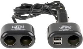 Разветвитель прикуривателя с USB Alca 511410