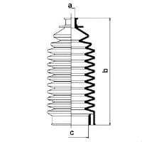 Пильник кермової рейки