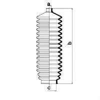 Пильник кермової рейки