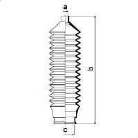 Пильник кермової рейки