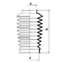 Пильник кермової рейки