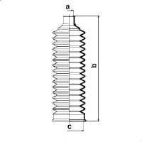 Пильник кермової рейки