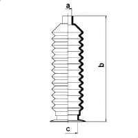 Пильник кермової рейки