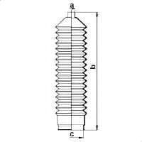 Пильник кермової рейки