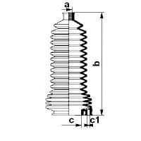Пильник кермової рейки