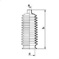Пильник кермової рейки