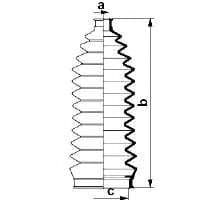 Пильник кермової рейки