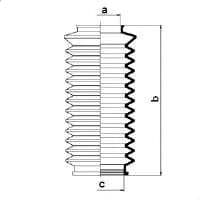 Пильник кермової рейки