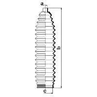 Пильник кермової рейки