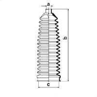 Пильник кермової рейки