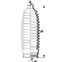 Пильник кермової рейки
