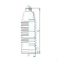 Пильник кермової рейки