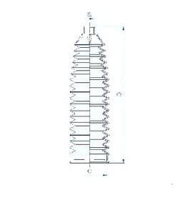 Пильник кермової рейки