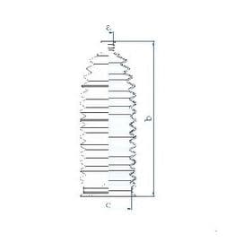 Пыльник рулевой рейки