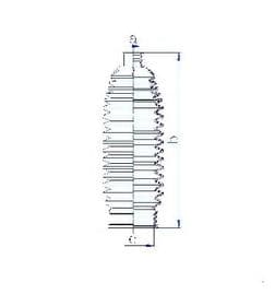 Пыльник рулевой рейки