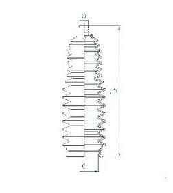 Пыльник рулевой рейки