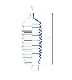 Пильник кермової рейки