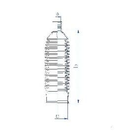 Пыльник рулевой рейки
