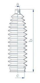 Пильник кермової рейки