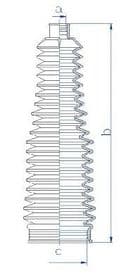 Пильник кермової рейки