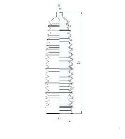 Пильник кермової рейки