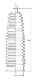 Пильник кермової рейки
