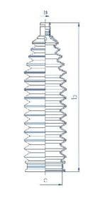 Пыльник рулевой рейки