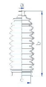 Пыльник рулевой рейки