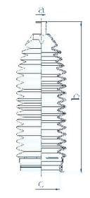 Пильник кермової рейки
