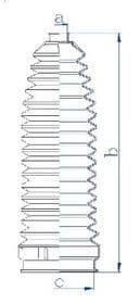 Пильник кермової рейки