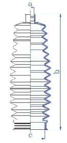 Пыльник рулевой рейки