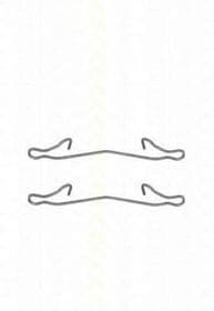 Компоненти дискових гальмівних колодок