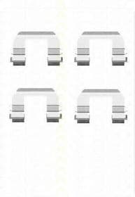 Компоненти дискових гальмівних колодок