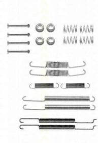 Монтажний комплект барабанних гальмівних колодок Монтажний комплект барабанних гальмівних колодок