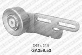 Натяжной ролик поликлинового ремня