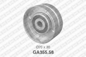 Обводной ролик поликлинового ремня