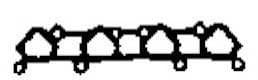 Прокладка выпускного коллектора Прокладка выпускного коллектора