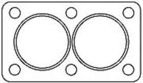 Прокладка приймальної труби