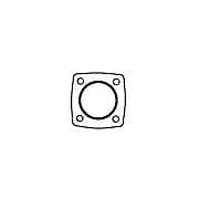 Прокладка приймальної труби