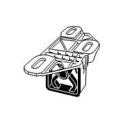 Кронштейн крепления выхлопной магистрали