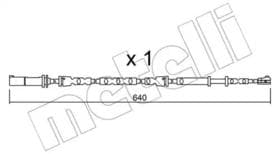 Датчик износа тормозных колодок Metelli su312