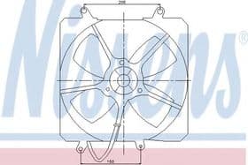 Вентилятор системы охлаждения двигателя