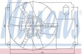 Вентилятор системы охлаждения двигателя Вентилятор системы охлаждения двигателя
