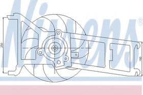 Вентилятор системы охлаждения двигателя