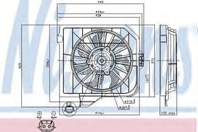 Вентилятор системы охлаждения двигателя Вентилятор системы охлаждения двигателя