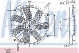 Вентилятор системы охлаждения двигателя Вентилятор системы охлаждения двигателя