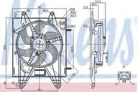 Вентилятор системы охлаждения двигателя Вентилятор системы охлаждения двигателя
