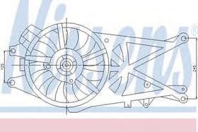 Вентилятор радіатора кондиціонера