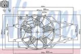 Вентилятор системи охолодження двигуна